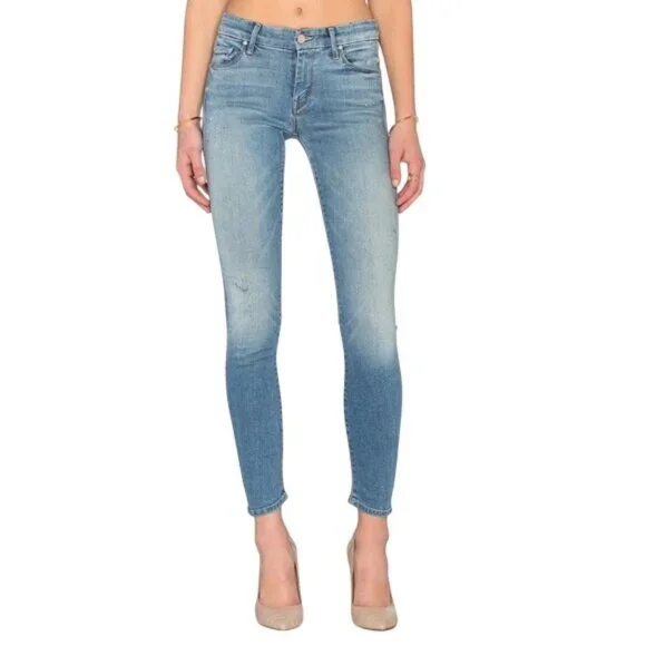 Mother High Waisted Looker Ankle Jean